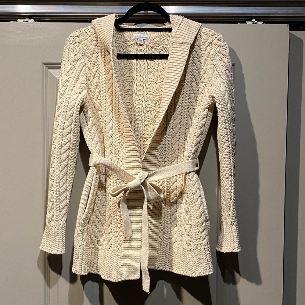 NWOT LL Bean Signature ladies XXS cardigan sweater